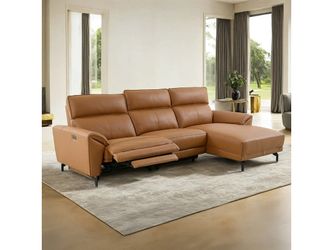 Themis Brown Clay Power Sectional