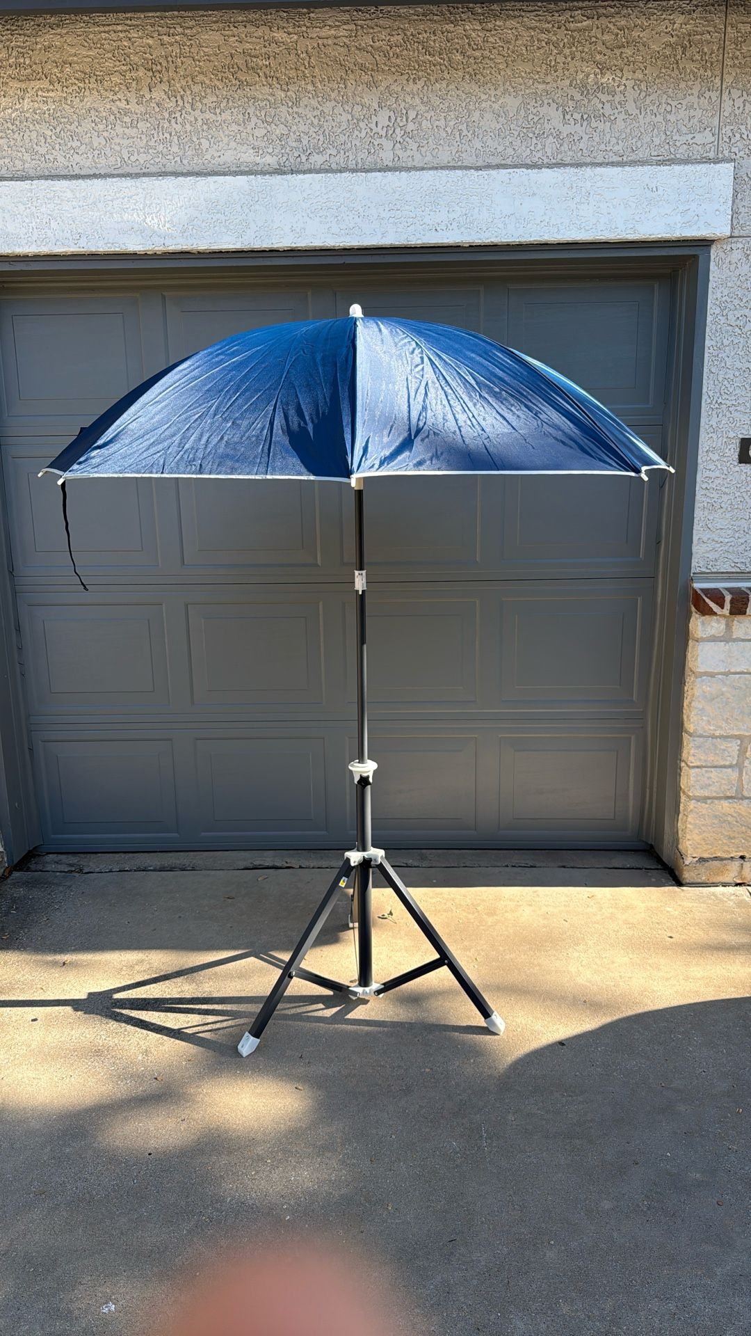 Blue 6 Ft Umbrella With Tripod