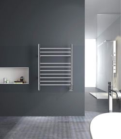 Wall-Mounted Stainless Steel Heated Towel Rack