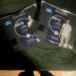 Jockey 3 Pack Black Tees