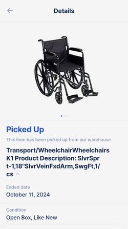 New Drive Wheelchair - Silver Sport 1 (Model: SSP118FA-SF)