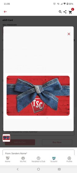 $50 Tractor Supply eGift Cards