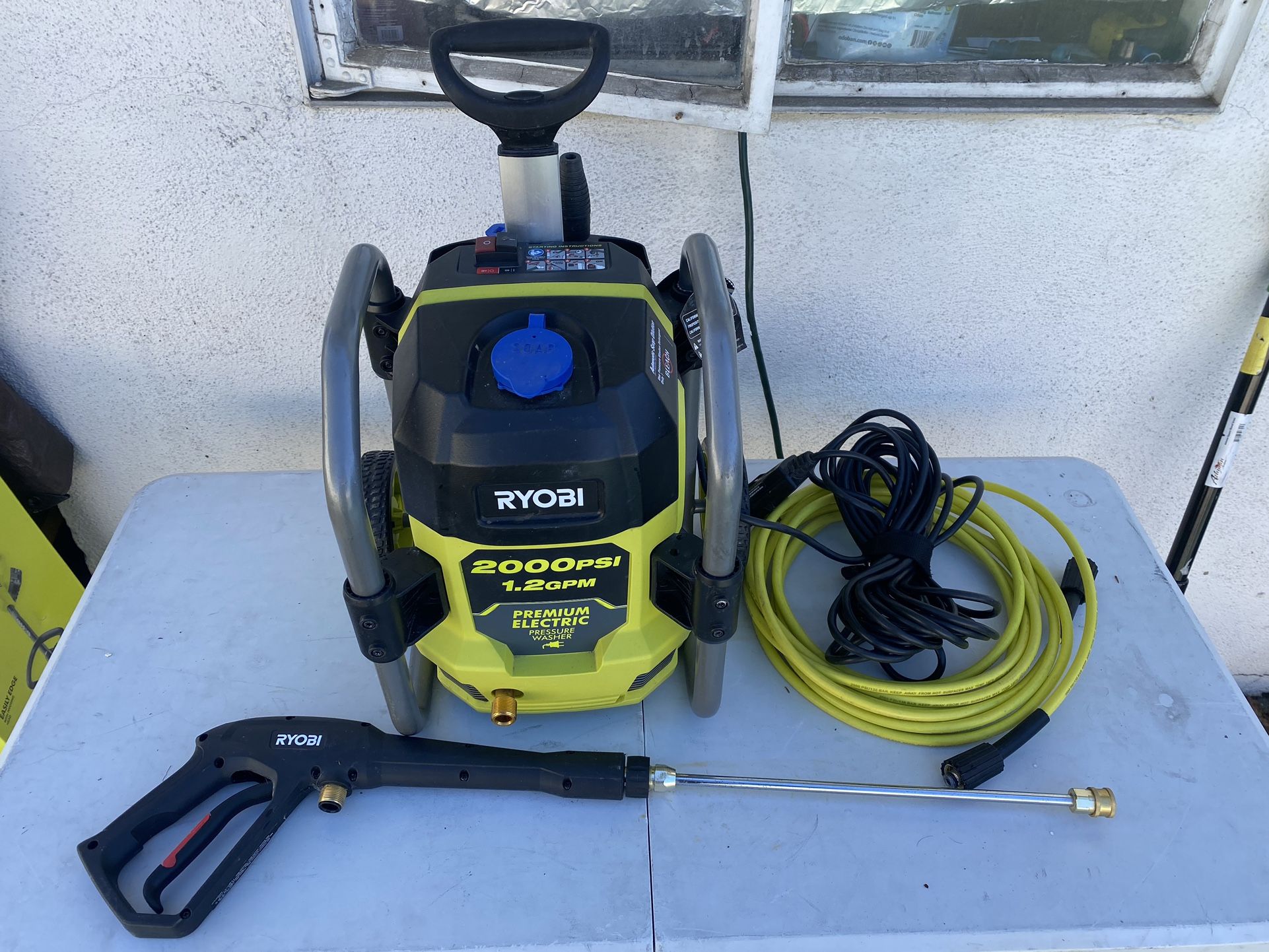 Ryobi 2000 Psi Electric Pressure Washer