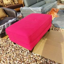 Red Center Ottoman/Bench