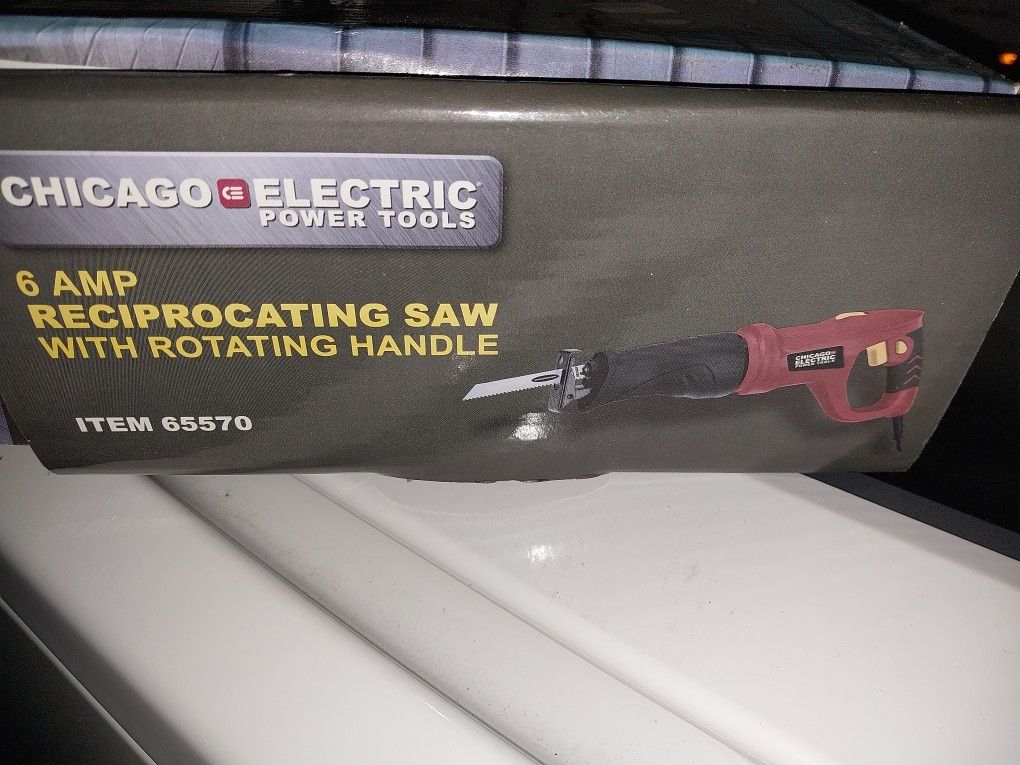RECIPROCATING SAW 6Amp Heavy Duty Variable Speed Rotating Handle Power Tool