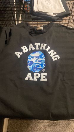 BAPE A Bathing Ape Black Graphic Tee xl