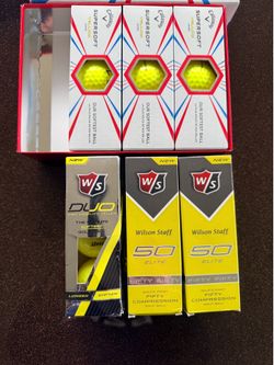 Mixed golf balls new