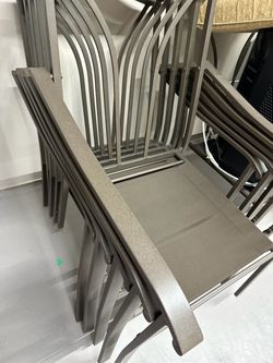 Stacking Outdoor Patio Chairs Set