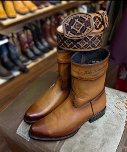 Botas y cinto combo para hombres