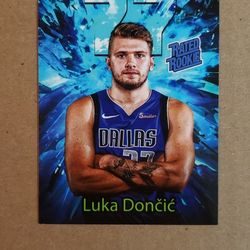 Luka Doncic Fire And Ice Rated Rookie Insert Card