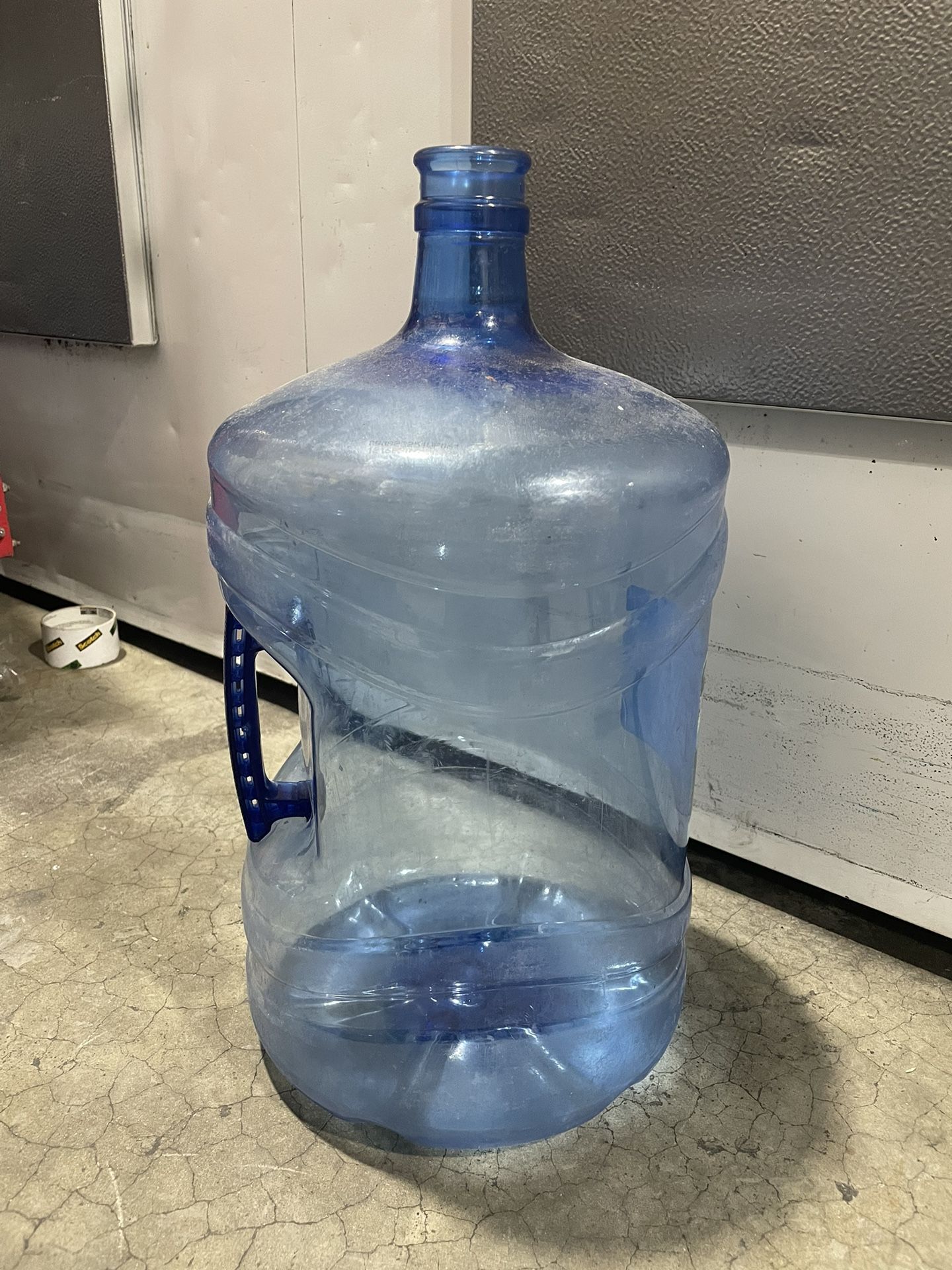 EMPTY 5 Gallon Blue Water Jugs 