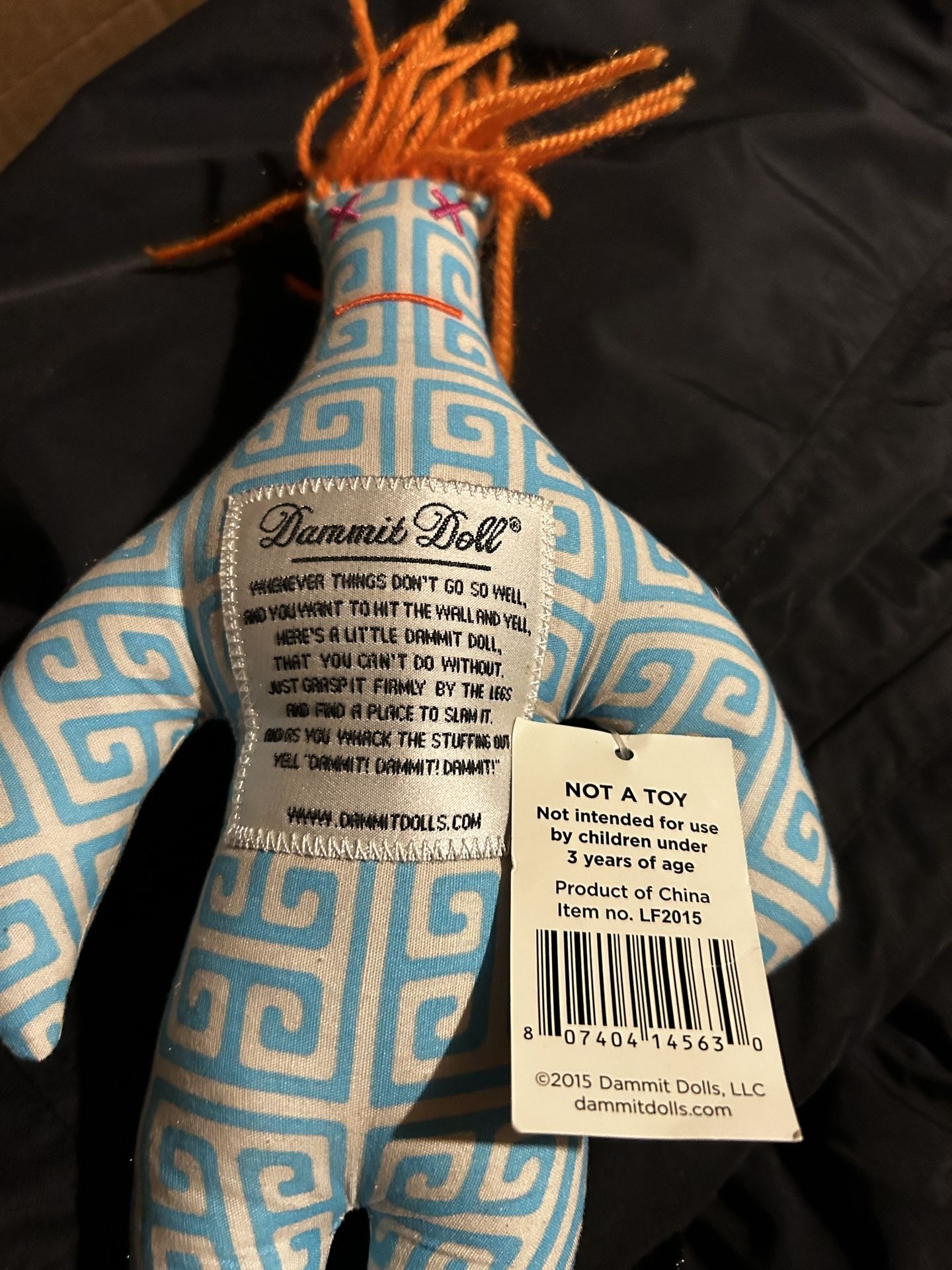 HERE'S A LITTLE DAMMIT DOLL, THAT YOU CAN'T DO WITHOUT, GRASP FIRMLY