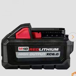 M18 18-Volt Lithium-Ion High Output 6.0Ah Battery