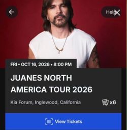 Juanes North American Tour