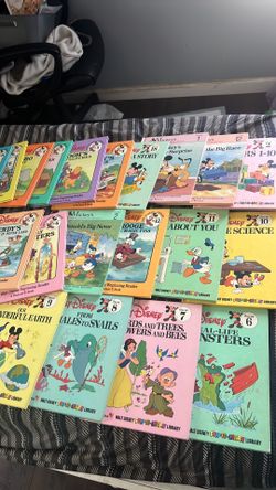 Disney children’s vintage book collection 73 count