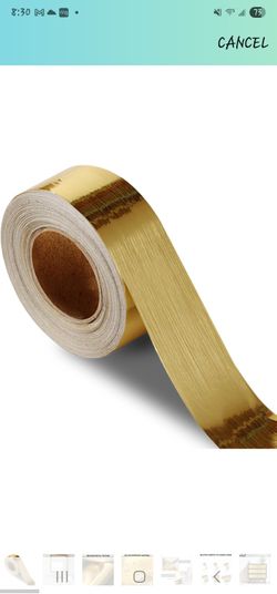 Brushed Gold Peel And Stivk Wallpaper Border Bundle Of 2