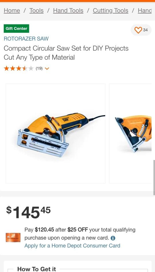 Rotorazer Saw (New)