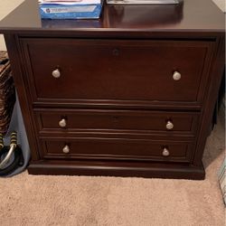 Wooden File Cabinet Credenza 