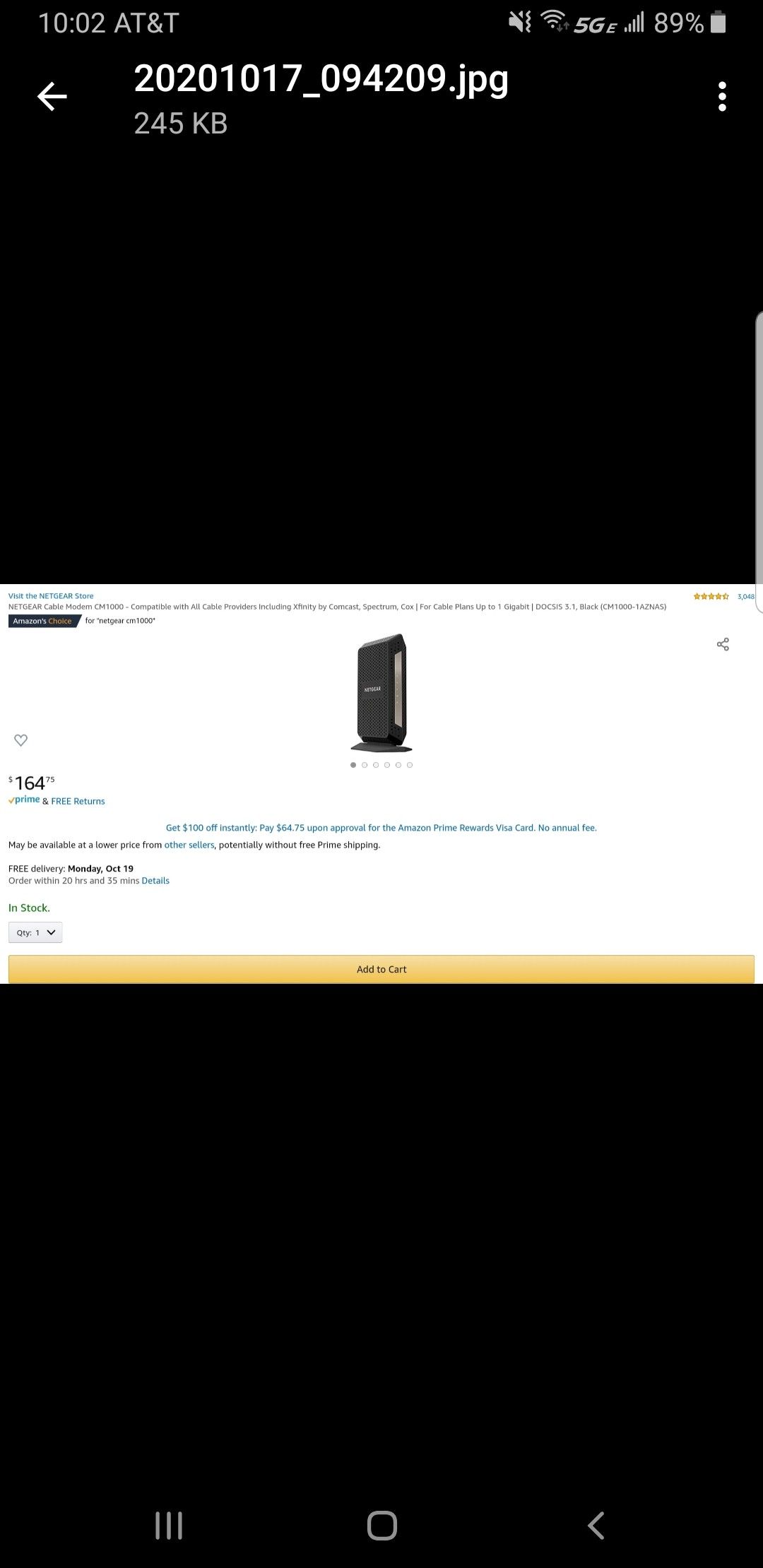 Netgear Modem CM1000 Brand New