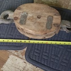 Antique Hook Pulley $30