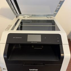 Brother MFC9340CDW Wireless Color Laser LED All-in-One Printer, Copier, Scanner, Fax With New Toners