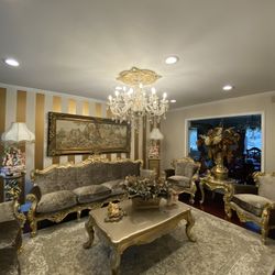 Very Gorgeous  Victorian Living Room Sets 