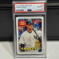 Aaron Judge 2018 Topps Heritage All Star RC Rookie Cup 