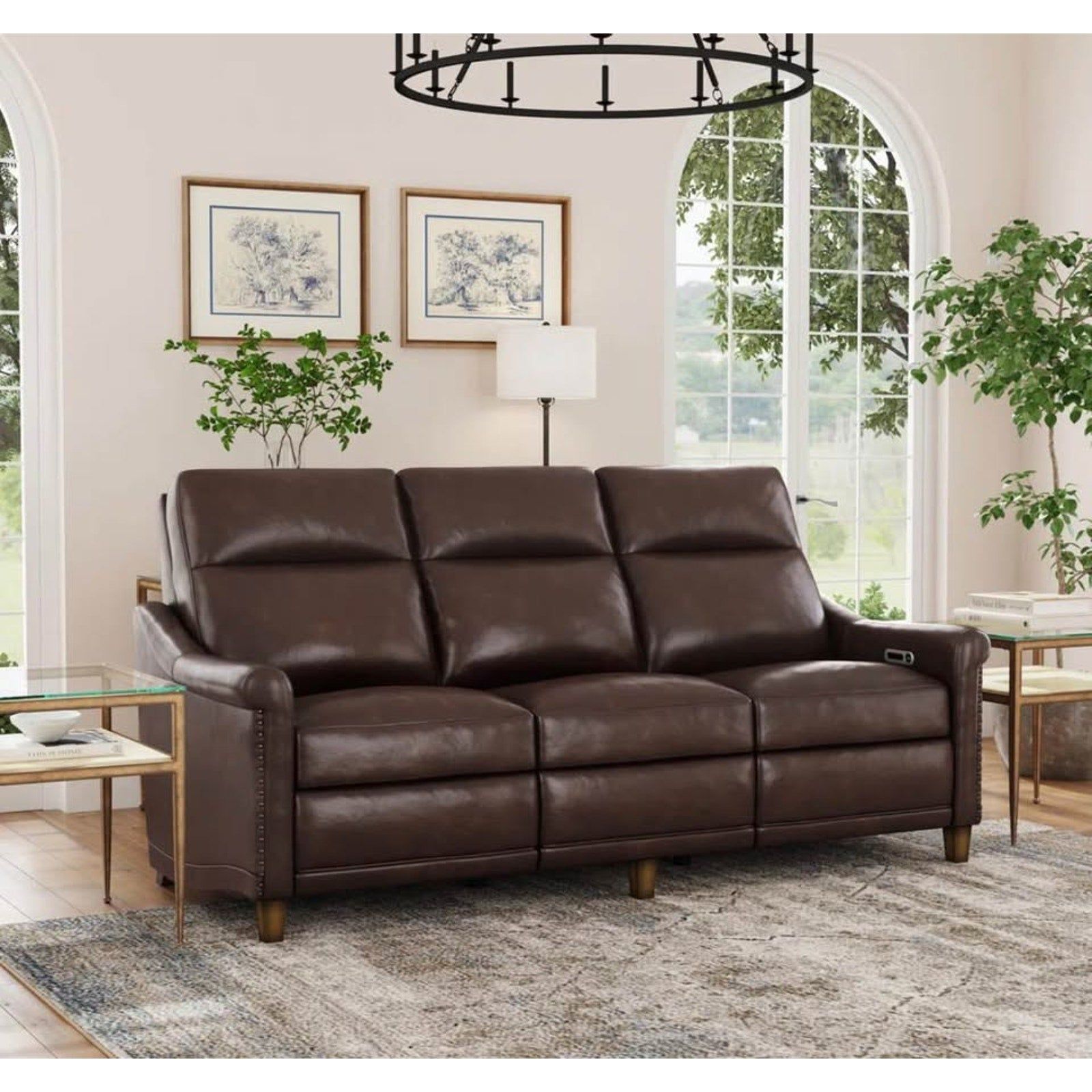 New Flexsteel Leather 82” Power Recliner $4699 Retail - “open Box” Delivery Available