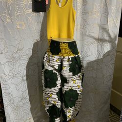 African Print Jogger Pants