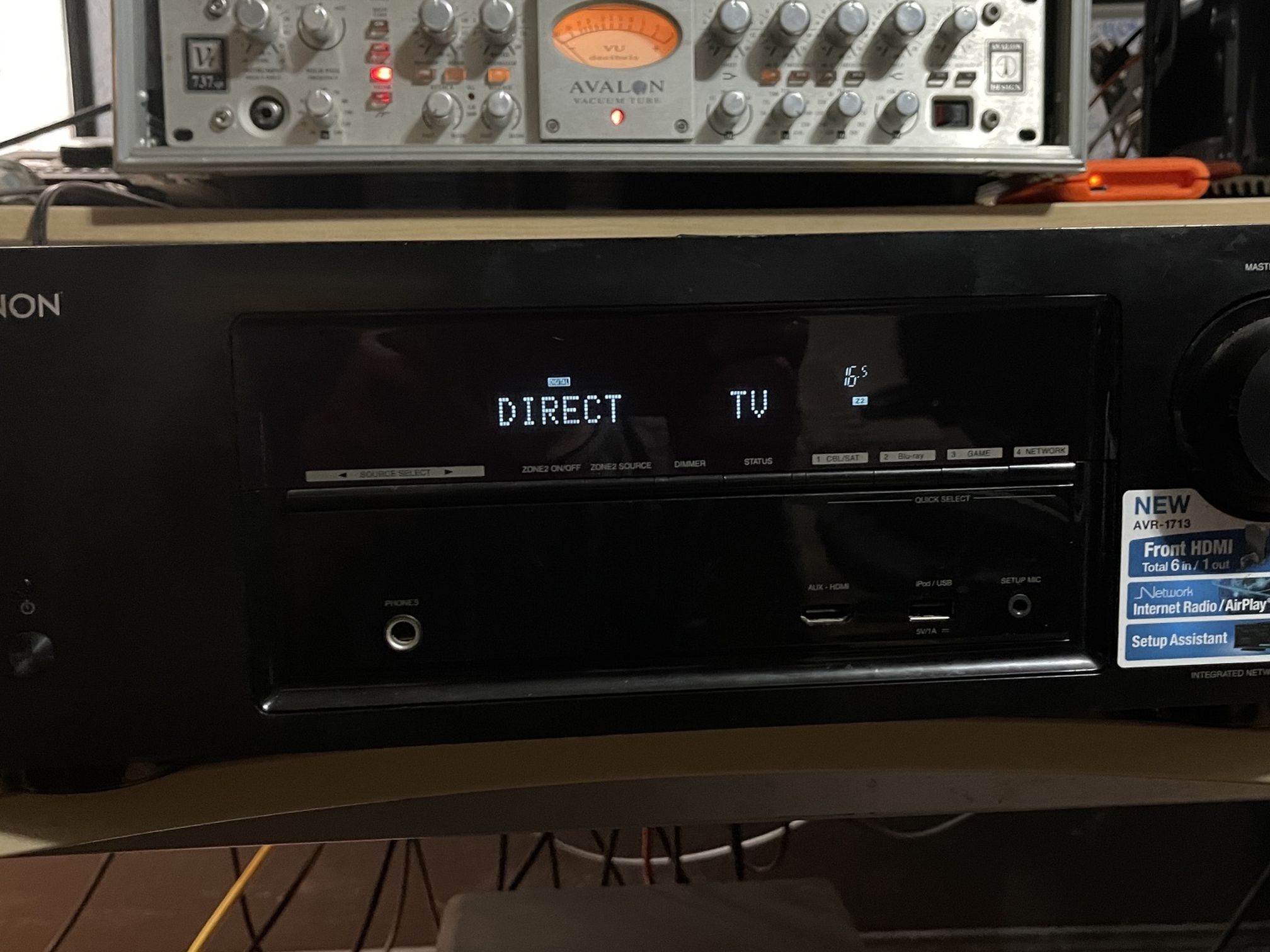 Airplay対応 DENON AVR-1713 アンプ デノン、AirPlay対応で5万円台のAV