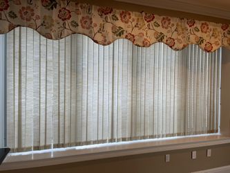62 Vertical fabric blinds from Blinds To Go, 68 1/8" H, NO HARDWARE INCLUDED