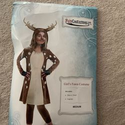 Girls fawn costume Age 6-8