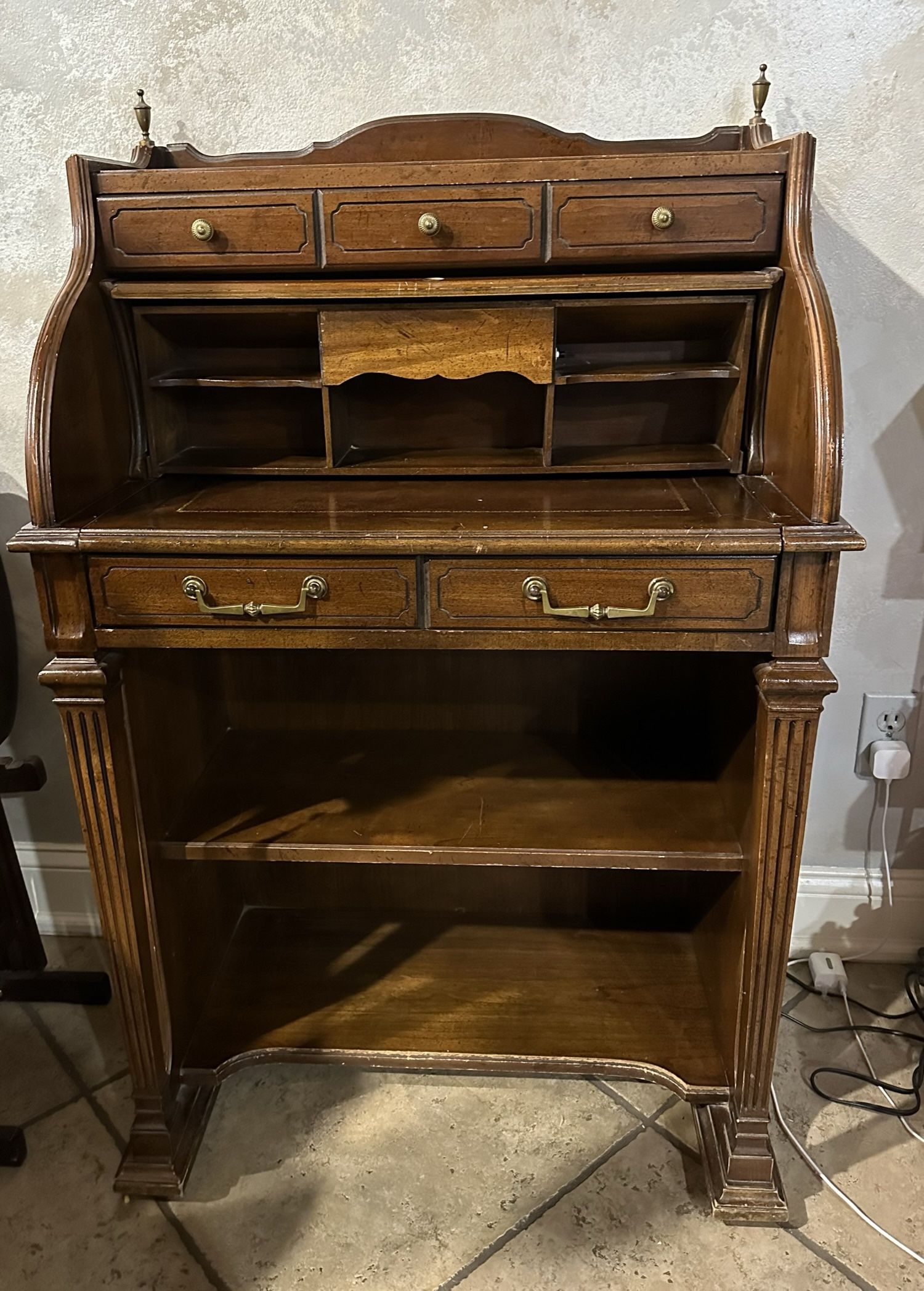 Antique Roll Top Desk