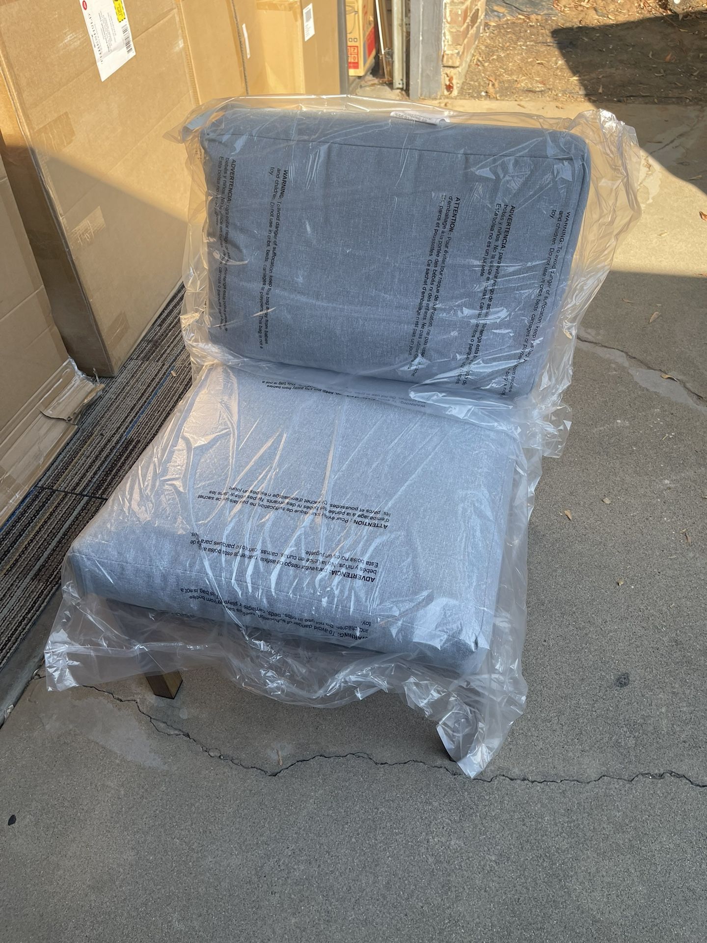 Henlopen Modular Middle Patio Seat - Brown - Threshold