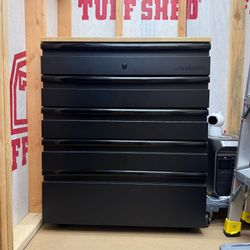 Husky 5 Drawer Black Garage Base Cabinet