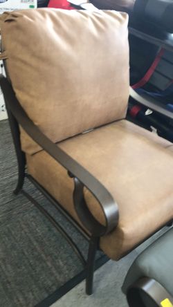 Outdoor chair and ottoman set