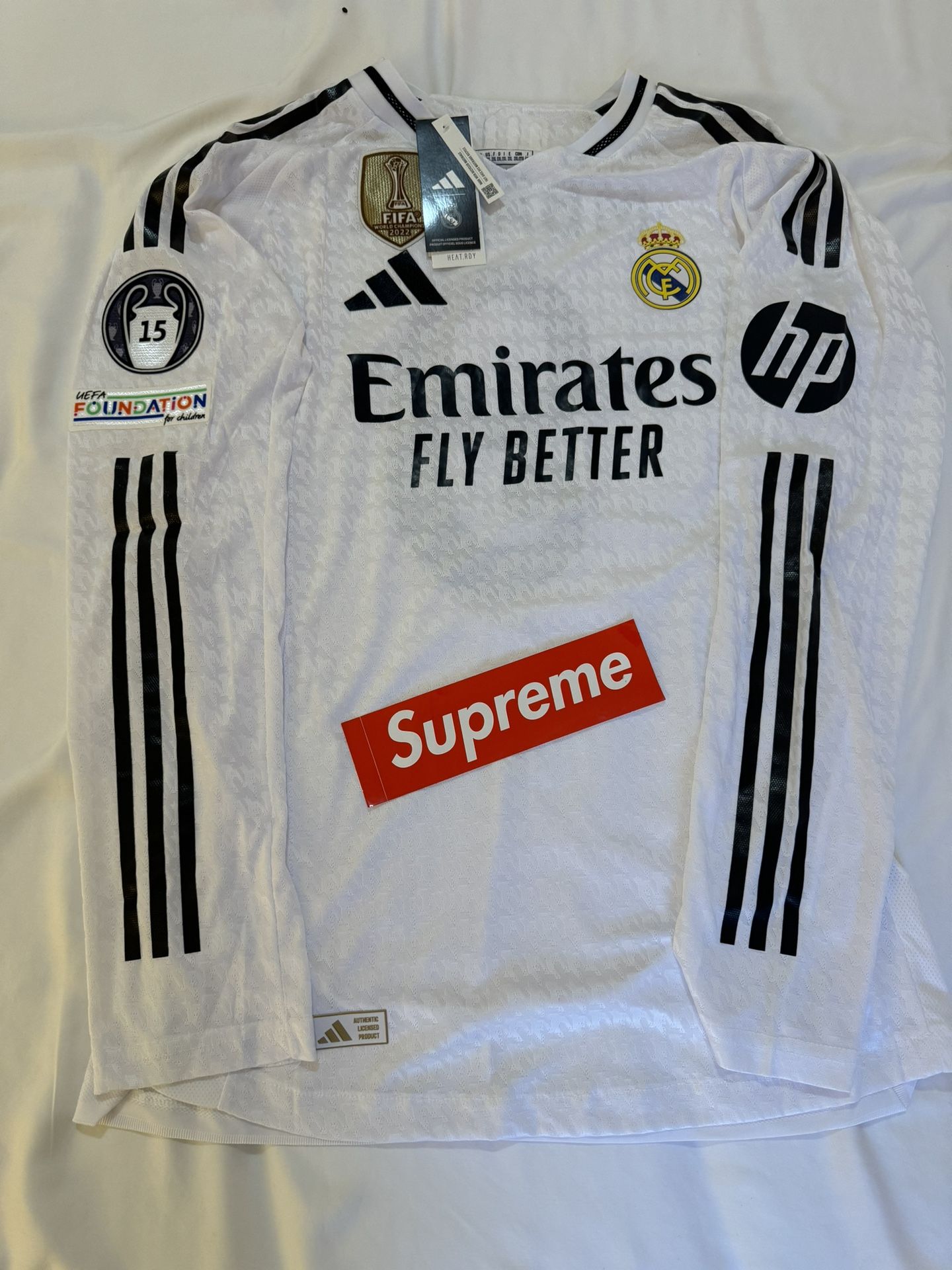 REAL MADRID MBAPPE #9 Home PLAYER EDITION Jersey 2024/25 - Size XXL SLIM FIT