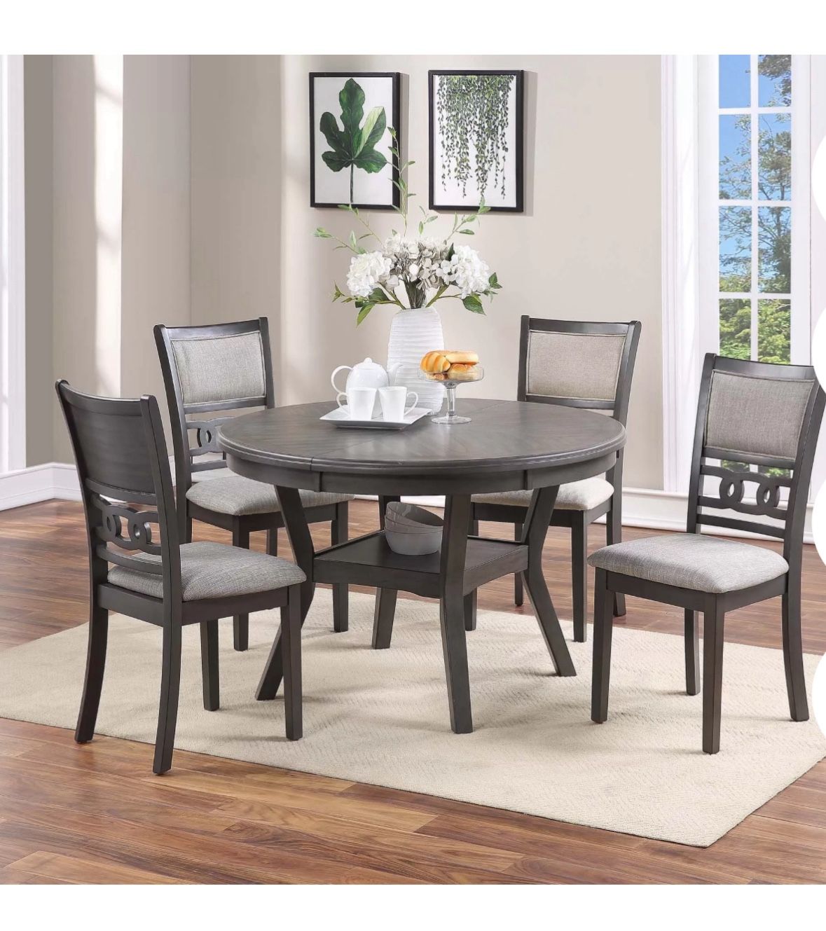 Dining Table Set 4 Chairs