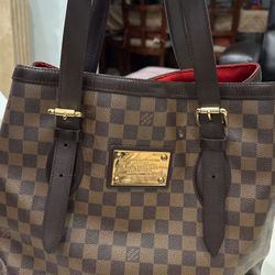 Pre- Loved Louis Vuitton Damier Ebene Hampstead MM