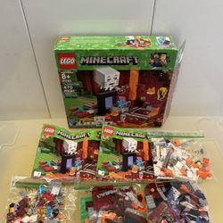 LEGO 21143 The Nether Portal Minecraft Complete!! RETIRED
