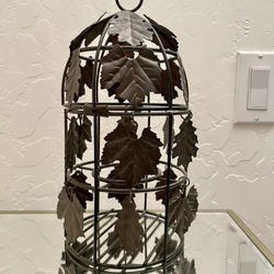 Leaf Cage For Candle