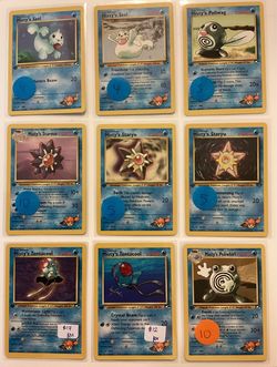 1st Edition Misty’s Collection Pokémon Gym Heroes/Challenge Near Mint