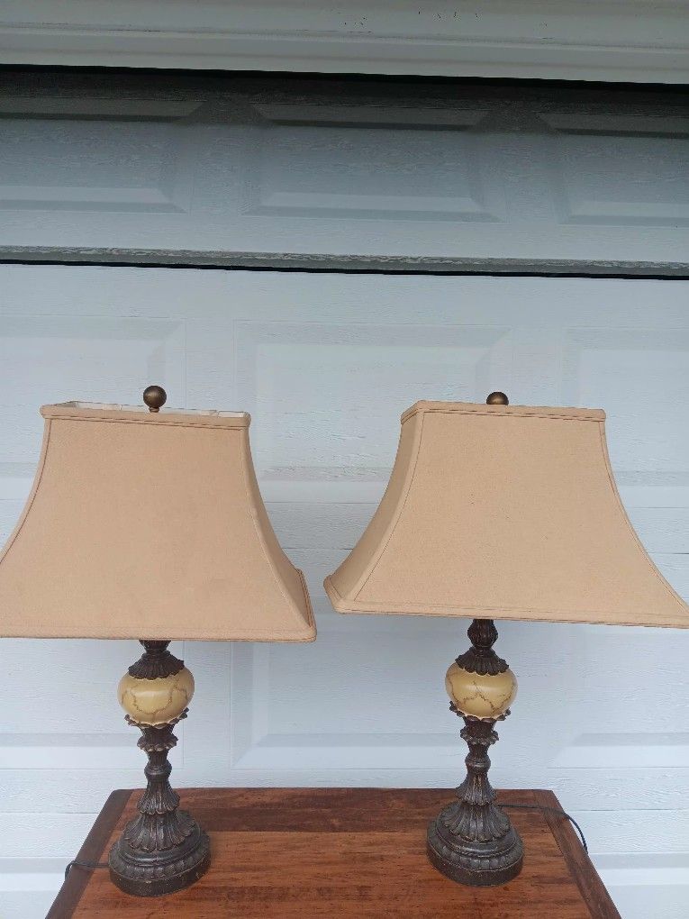 Gorgeous Pair Of Lamps