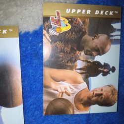 Nothin but net card set Micheal Jordan and Larry Byrd