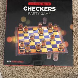 Checkers Party Game 