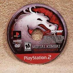 MORTAL KOMBAT DEADLY ALLIANCE (2002 PS2) DISK ONLY * FIGHT FINISH HIM MK SCORPION SONY PLAYSTATION 2