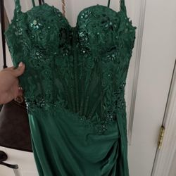 Ladivine Emerald Green Dress Size 2