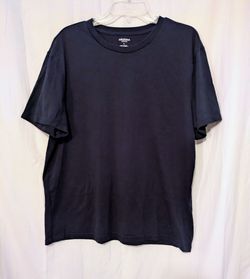 GoodFellow & Co Mens Navy Blue Black Crew Neck T-Shirt XL