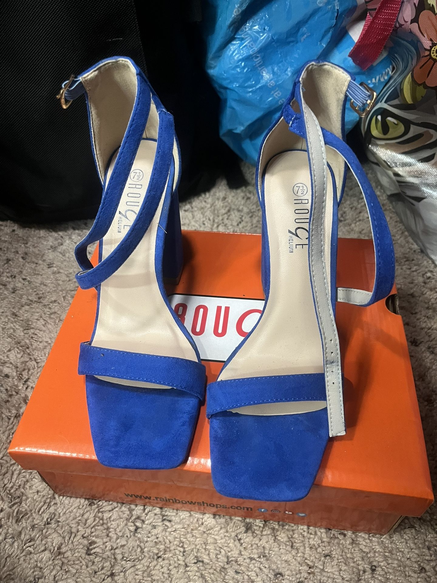 royal blue heels