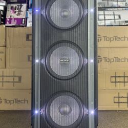 7000W Rechargeable Bluetooth Loud Bass Party speaker with wireless mic